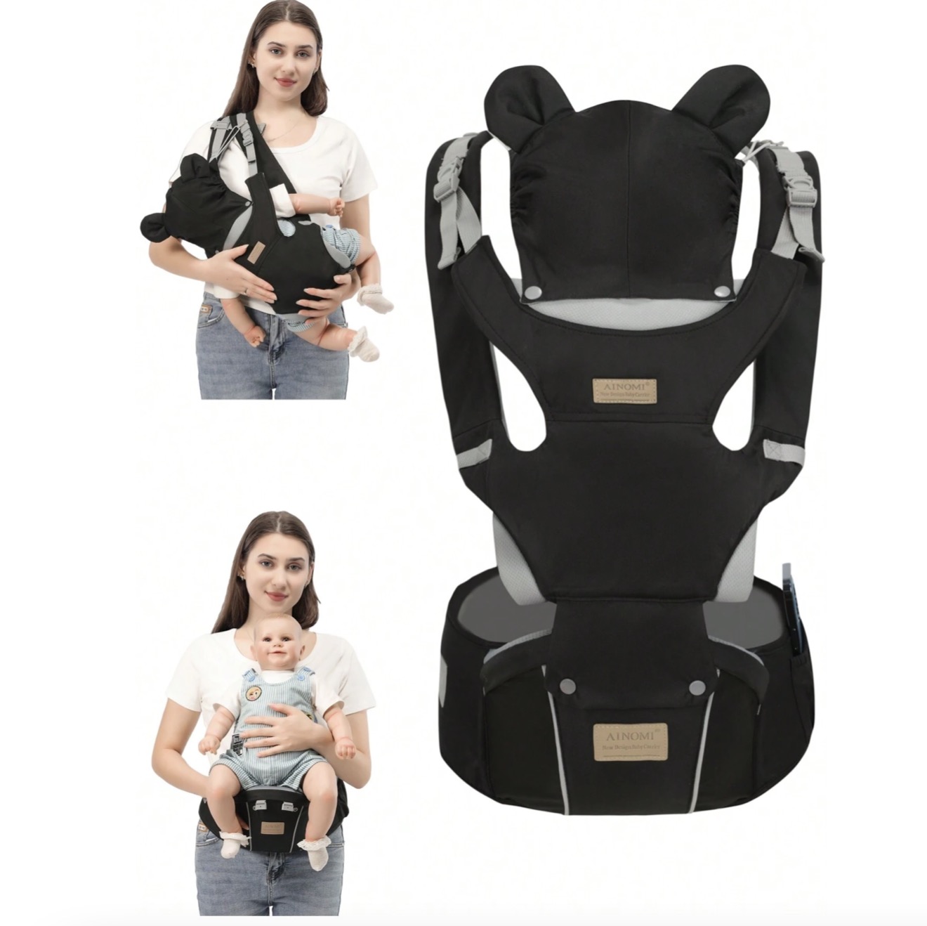 Baby Carrier, 6-in-1 Baby Carr - огляд і ціна Ergonomic Baby Carrier Newborn To Toddler