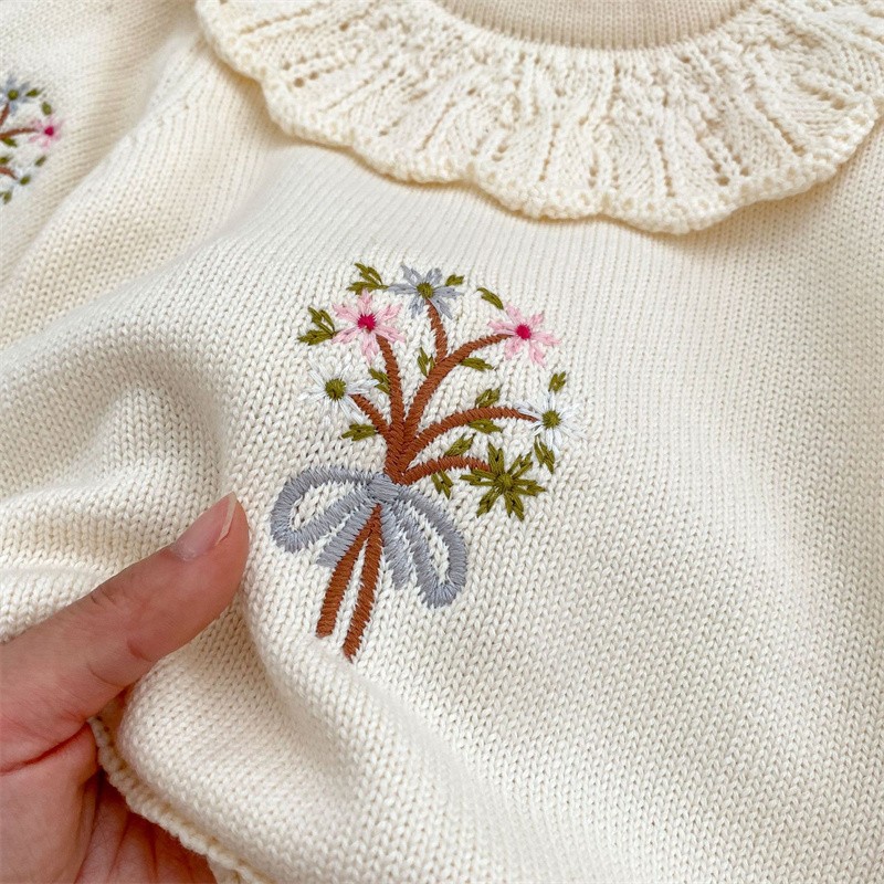 Spring Autumn Newborn Knitting - огляд і ціна Newborn Baby Girl Romper Floral