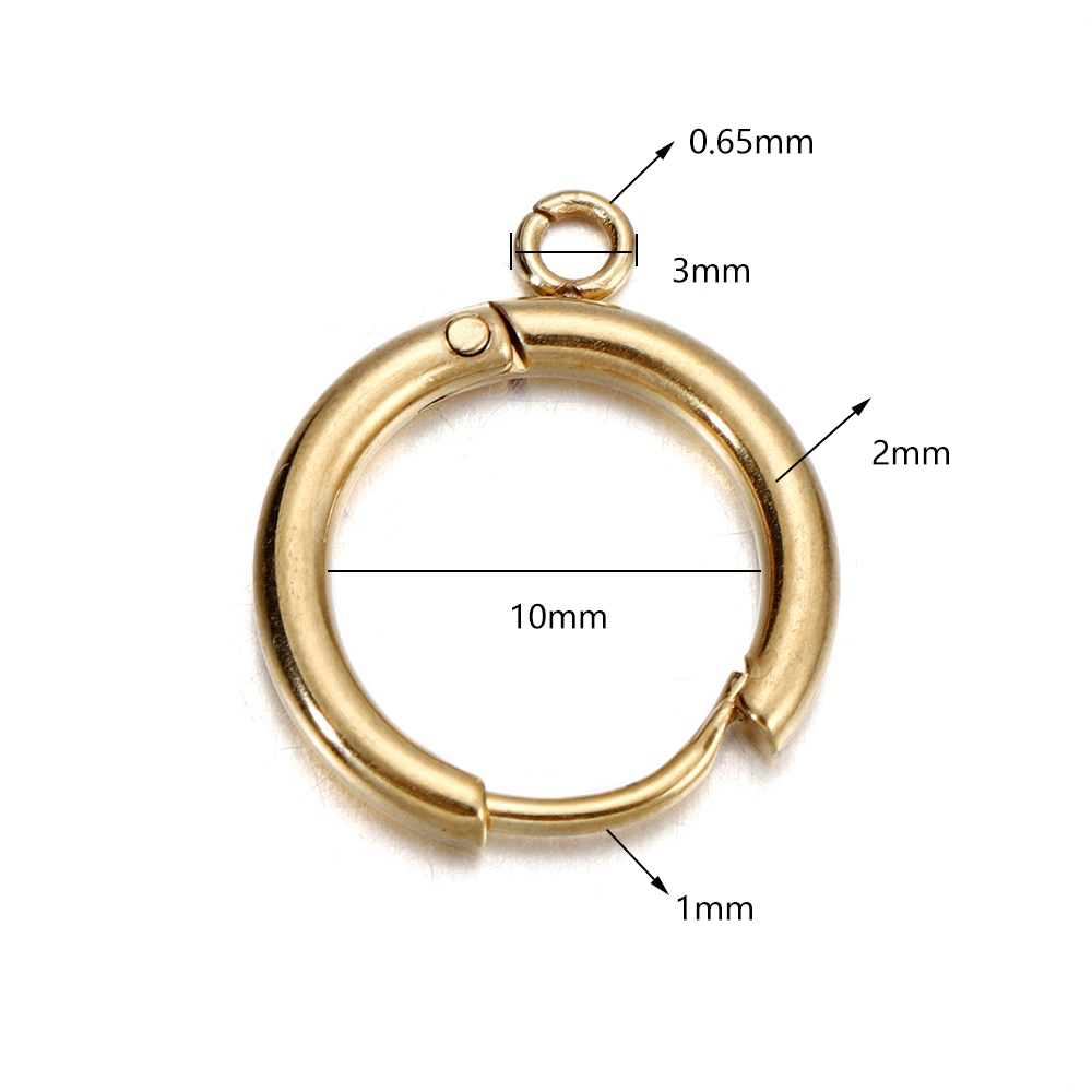 10pcs/lot Stainless Steel Gold - огляд і ціна Diapering
