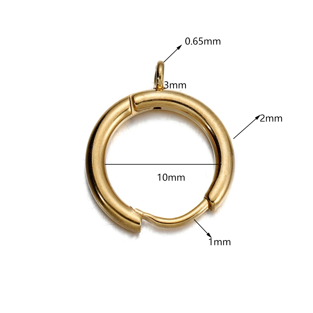10pcs/lot Stainless Steel Gold - огляд і ціна Diapering