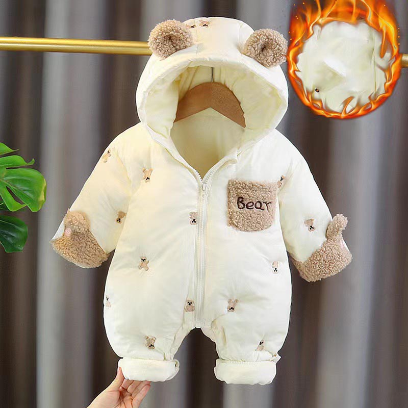 Winter Newborn Baby Romper Thi - огляд і ціна Cotton Baby Onesies Zipper