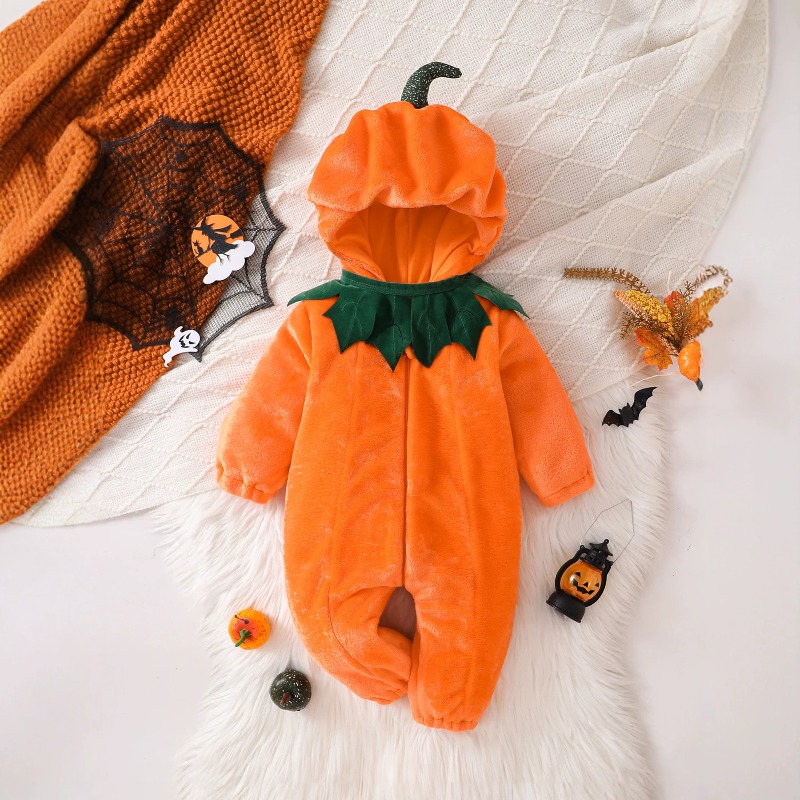 Newborn Baby Pumpkin Romper Ho - огляд і ціна Cotton Baby Onesies Zipper