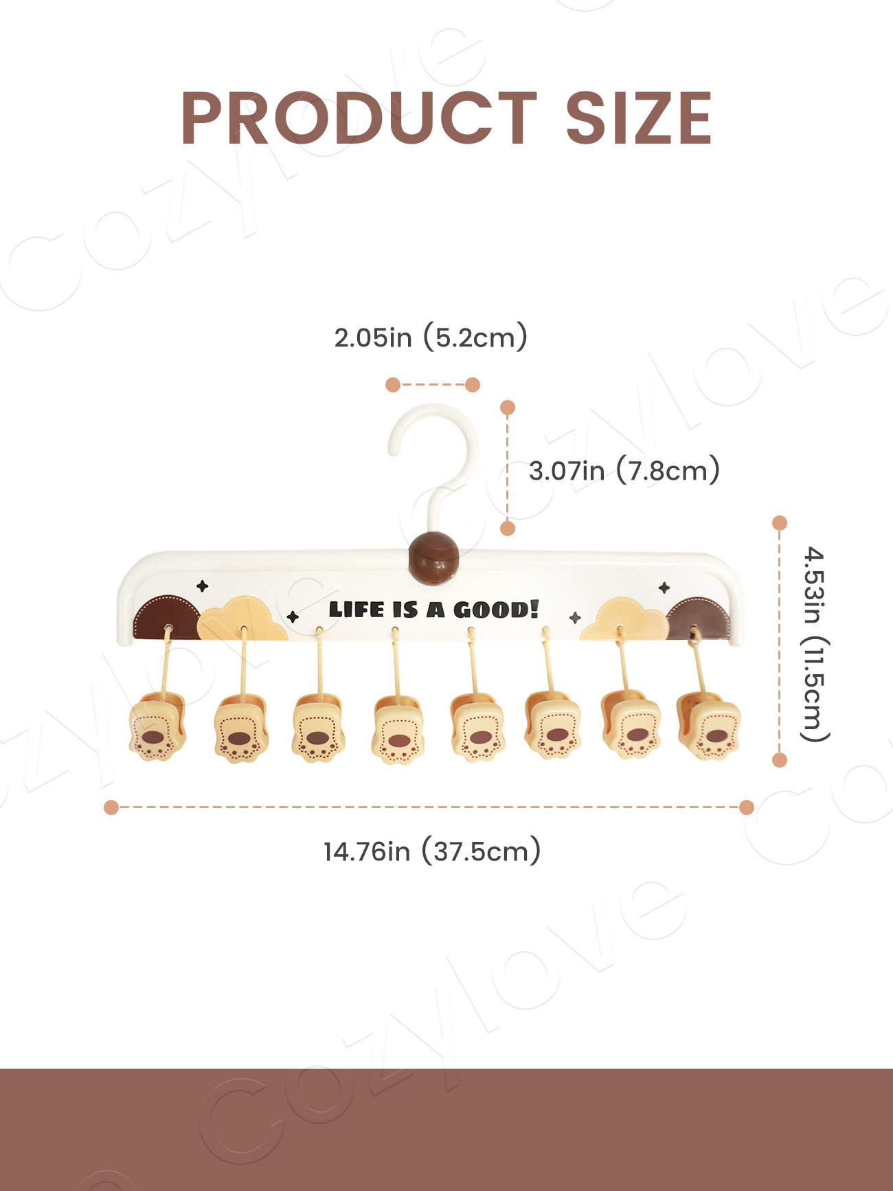 Cute 8 Clip Sock Hanger with 3 - огляд і ціна Baby Clothes