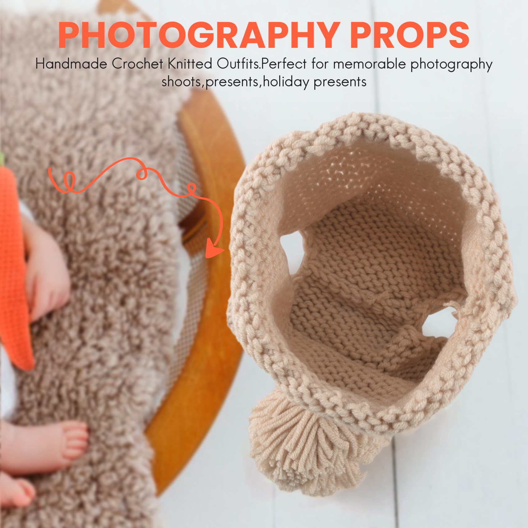 ABJA-Newborn Baby Photography  - огляд і ціна Infant Photography Props Outfit