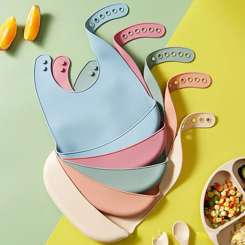 1PCS Silicone Babi Bib Waterpr - огляд і ціна Waterproof Baby Bibs Silicone