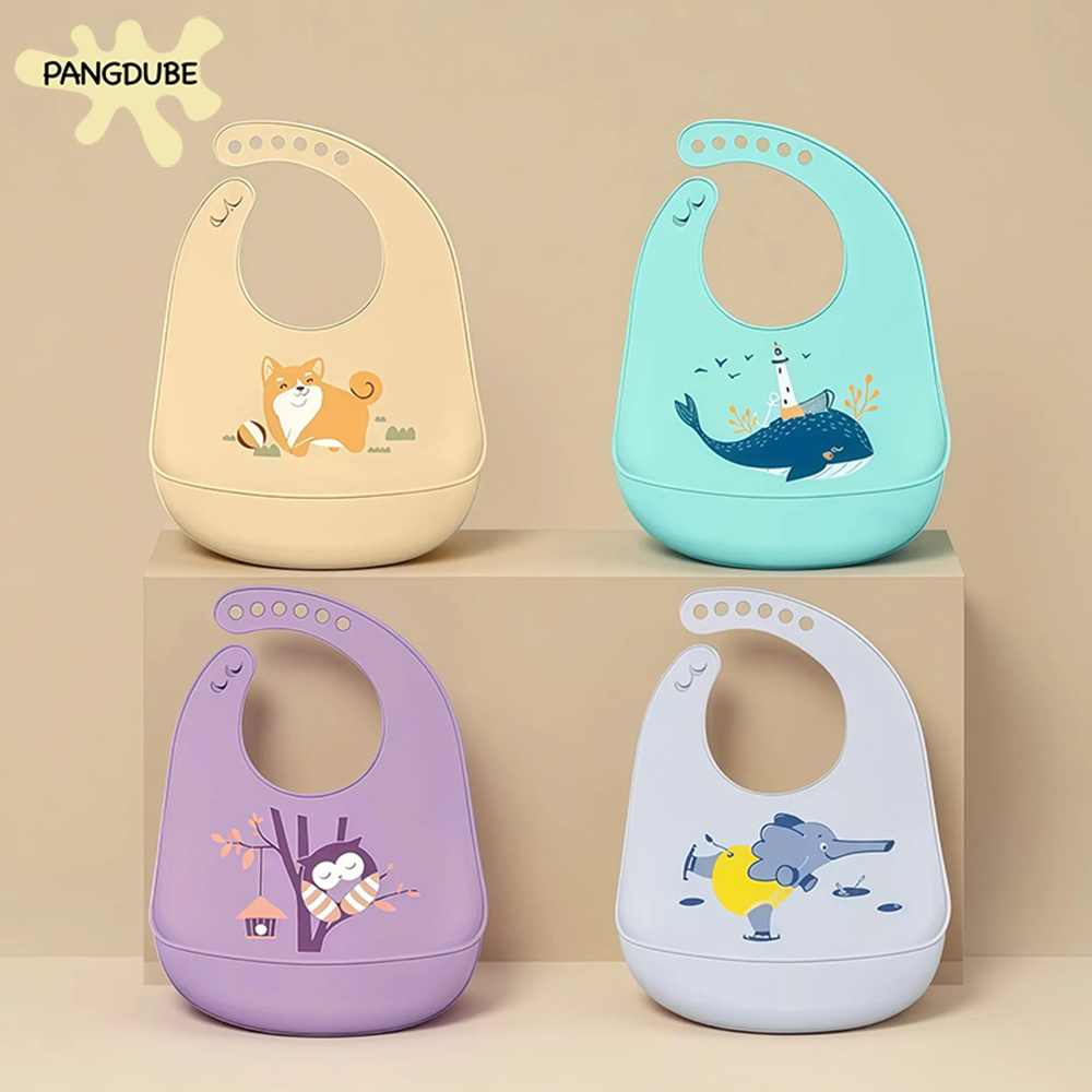 PANGDUBE Baby Bibs Waterproof  - огляд і ціна Waterproof Baby Bibs Silicone