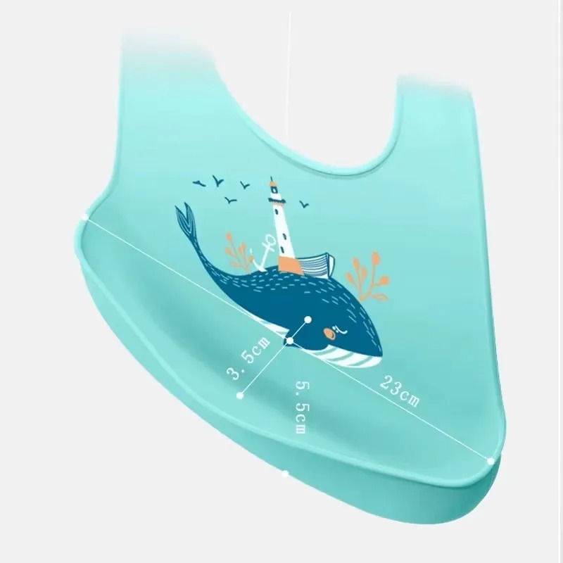 PANGDUBE Baby Bibs Waterproof  - огляд і ціна Waterproof Baby Bibs Silicone