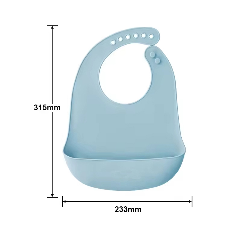Food Grade Baby Soft Silicone  - огляд і ціна Waterproof Baby Bibs Silicone