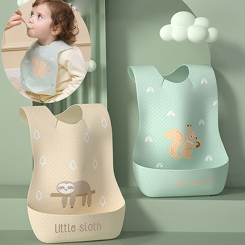 Waterproof Adjustable Food Fee - огляд і ціна Waterproof Baby Bibs Silicone