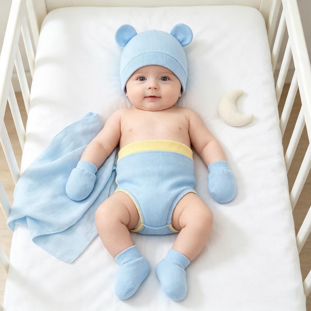 Newborn Foot Protectors Newbor - огляд і ціна Infant Beanie Hat With Ears