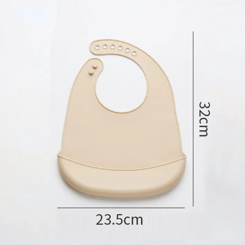 1Pcs Food Grade Silicone Baby  - огляд і ціна Waterproof Baby Bibs Silicone