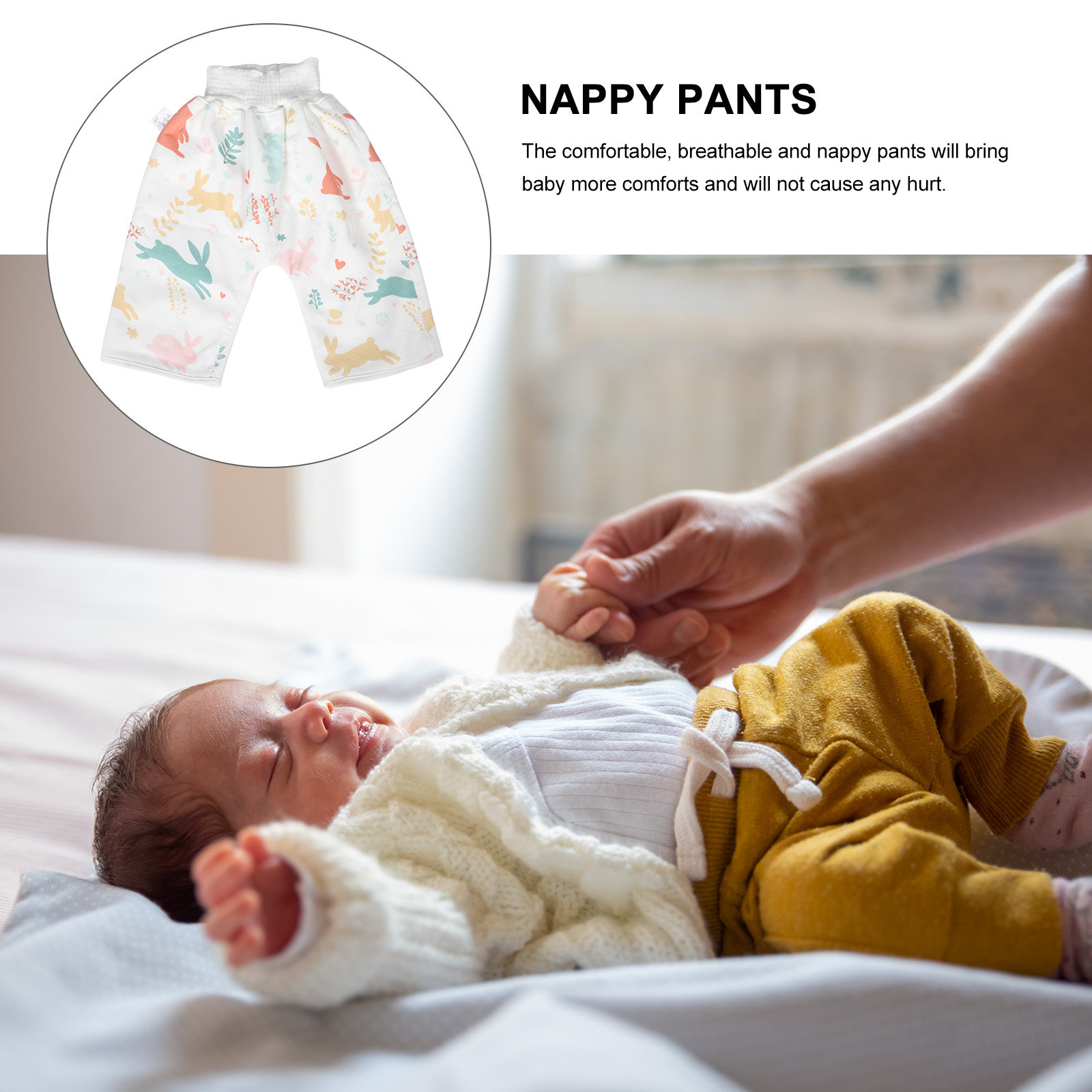 Cartoon Bunny Pattern Baby Kid - огляд і ціна Toddler Training Pants Leak Proof