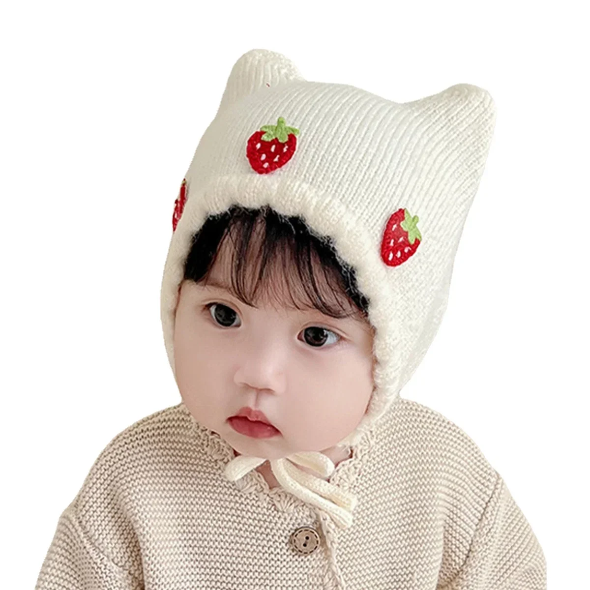 New Autumn Winter Baby Girl Ha - огляд і ціна Infant Beanie Hat With Ears