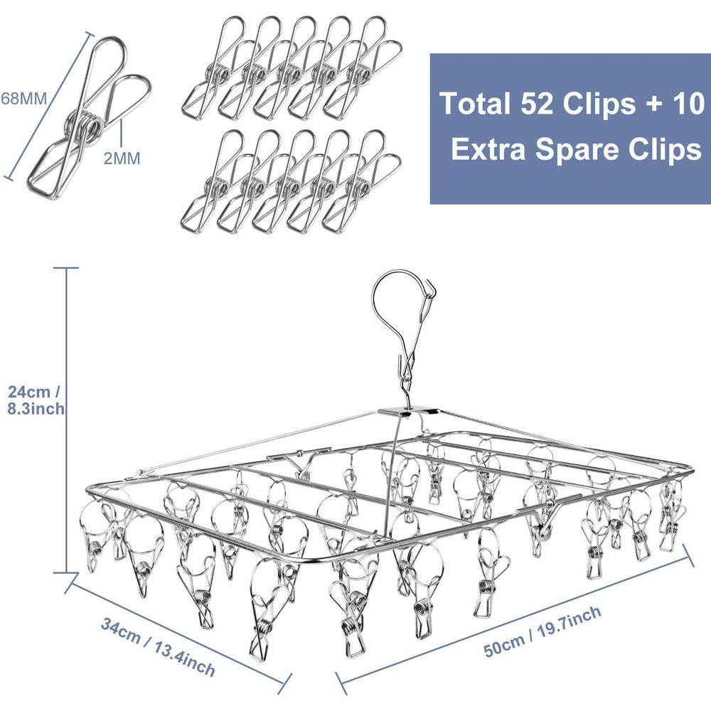 Stainless Steel 52-Clip Laundr - огляд і ціна Baby Clothes