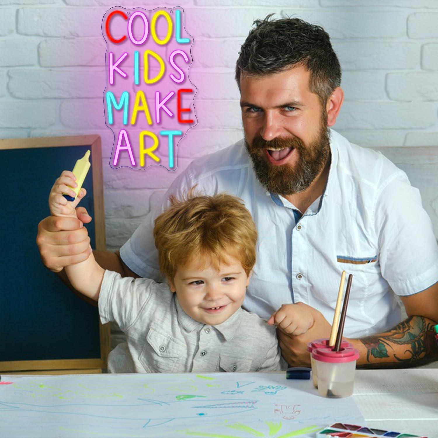 Cool Kids Make Art Neon Sign U - огляд і ціна Nursery