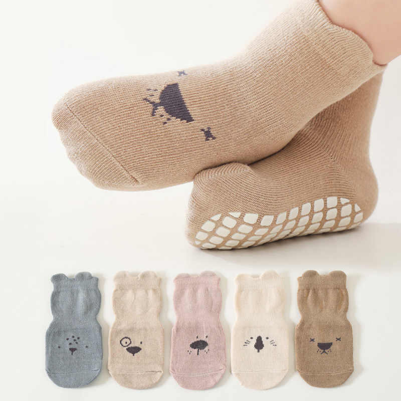 3/5 Pairs Baby Adorable Animal - огляд і ціна Unisex Baby Socks Non Slip