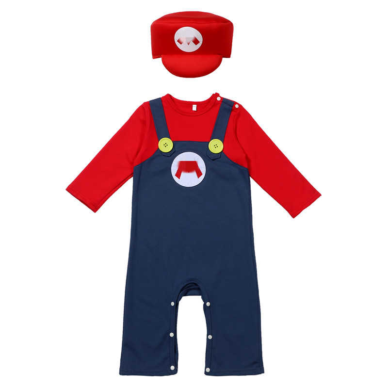 Baby Plumber Costume Red Green - огляд і ціна Baby Clothes