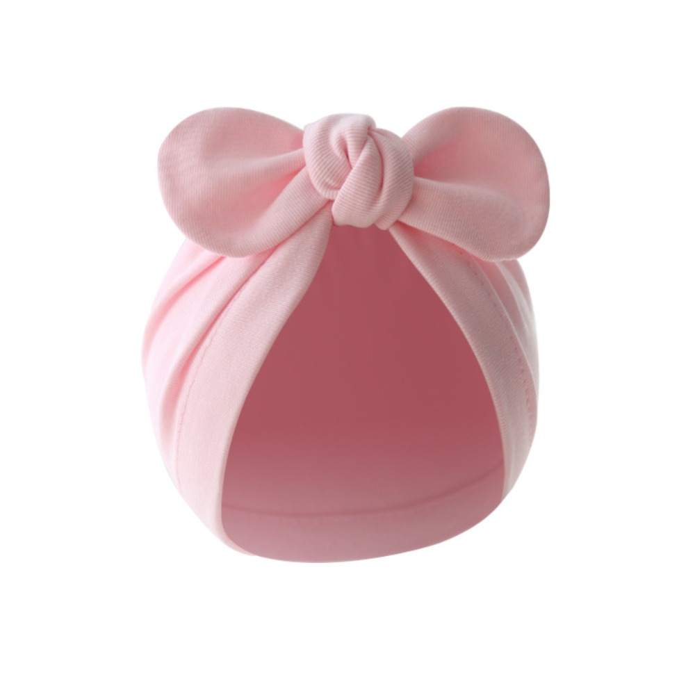Cute Flower Knot Hat Cotton So - огляд і ціна Infant Beanie Hat With Ears