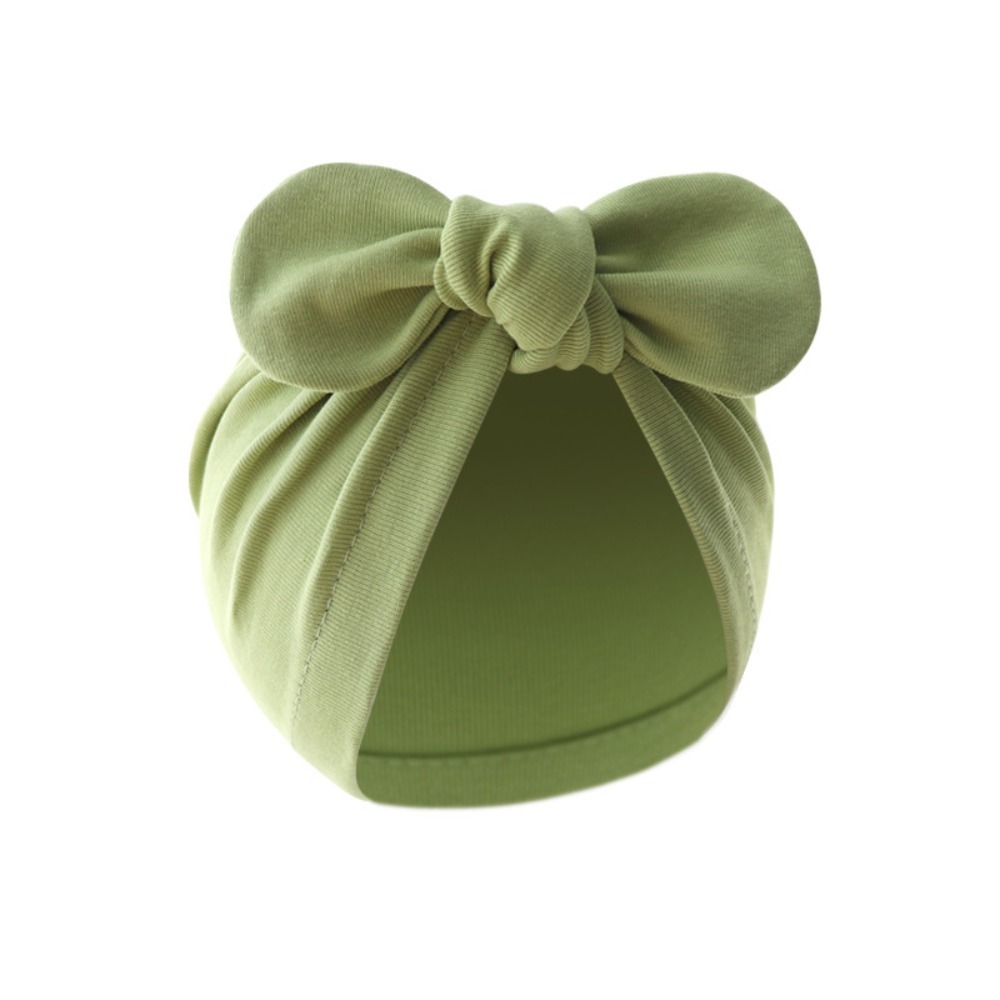 Cute Flower Knot Hat Cotton So - огляд і ціна Infant Beanie Hat With Ears