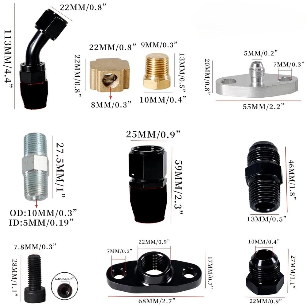Car Oil Feed Oil Return Drain  - огляд і ціна Feeding