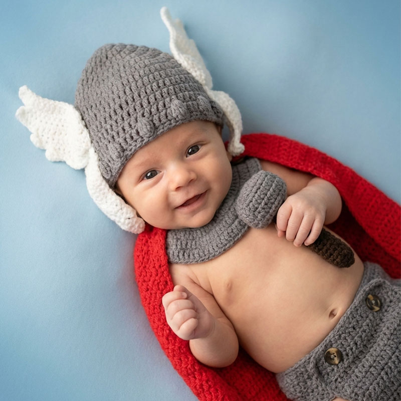 Newborn Photography Props Thor - огляд і ціна Infant Photography Props Outfit